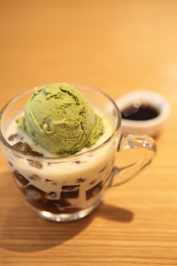 yeşil çay dondurma