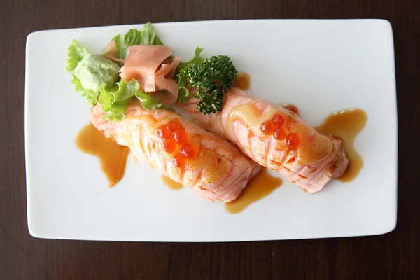 三文鱼寿司 — 图库照片