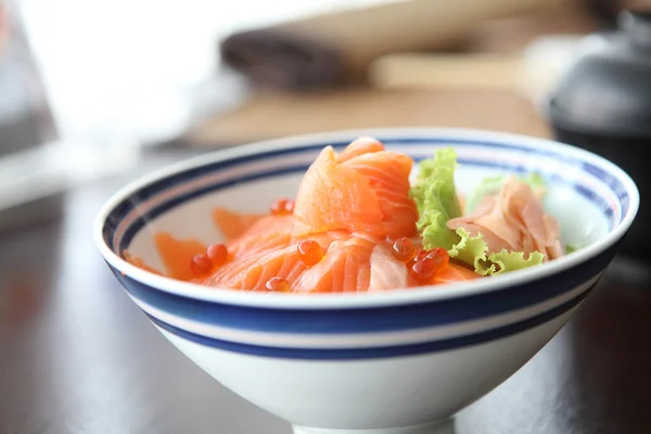 Salmon sushi don — Stock Photo, Image