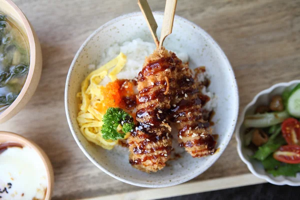 Tonkatsu, sertésborda — Stock Fotó