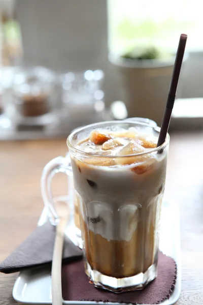 Ice latte coffe — Stock Photo, Image