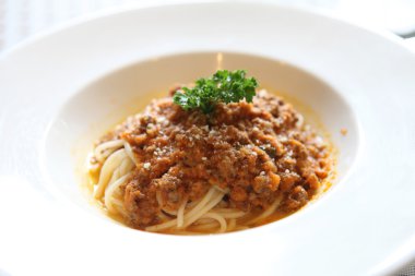 Spagetti sığır bolognese 