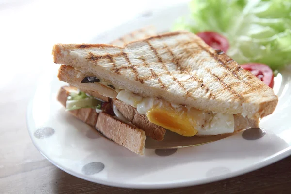 Sandwich-Eier-Speck — Stockfoto