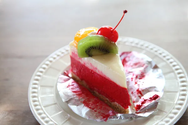 Pastel de fruta colorido — Foto de Stock