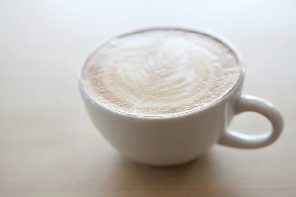 Caffè su fondo legno — Foto Stock