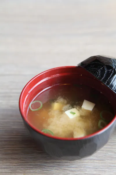 Miso polévka, japonské jídlo — Stockfoto