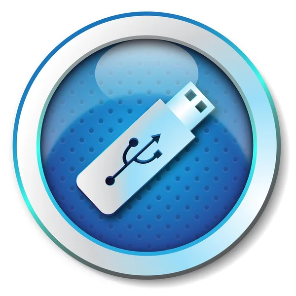 Aandrijving van de Pen USB-pictogram — Stockfoto