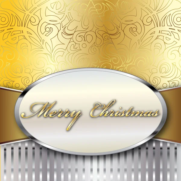 Καλά Χριστούγεννα διανυσματική κάρτα — Διανυσματικό Αρχείο