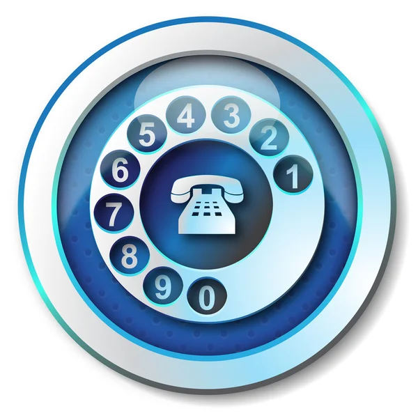 Call telephone icon — Stock Photo, Image