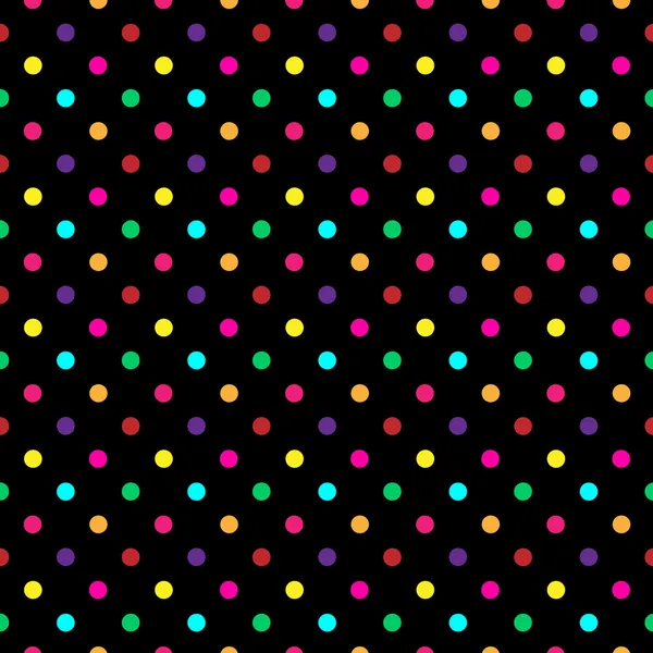 Barevné polka dot pattern vektor — Stockový vektor