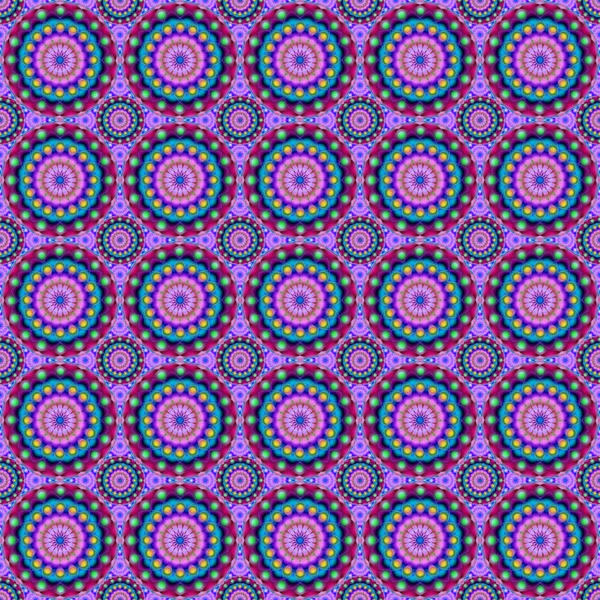 Kaleidoszkóp zökkenőmentes mintázat — Stock Fotó