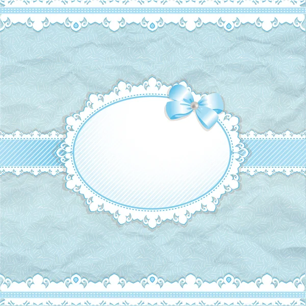 Baby shower for boy — Stock Vector