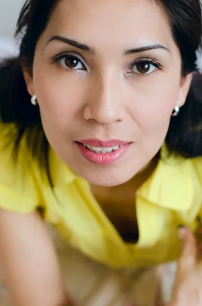 Close up of asian woman face — Stock Photo, Image