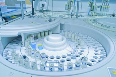 cam örnek şişe ile Kromatograf