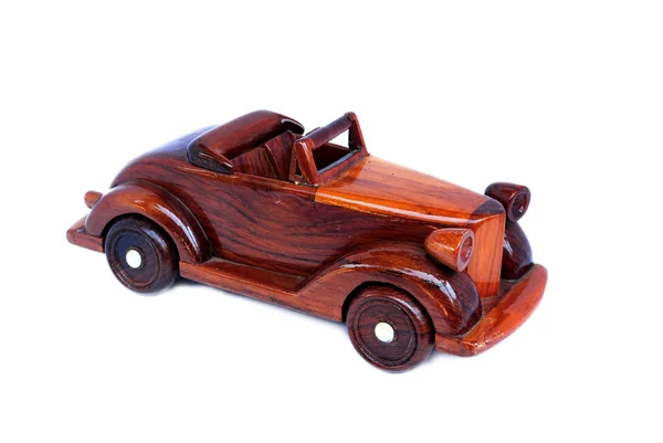 Деревянный автомобиль — стоковое фото