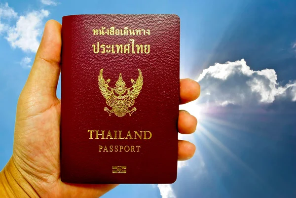 Thailand passport — Stock Photo, Image