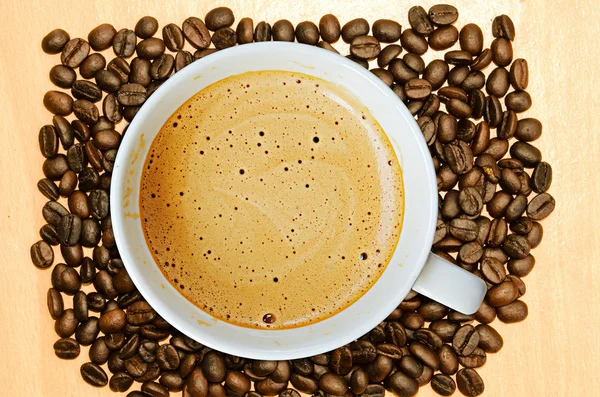 Cappuccino kaffe — Stockfoto