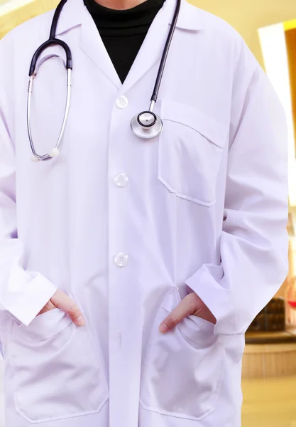 Doctor with stethoscope — Stock Photo, Image