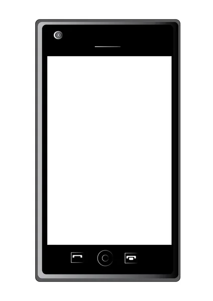 Smartphone con pantalla táctil — Vector de stock