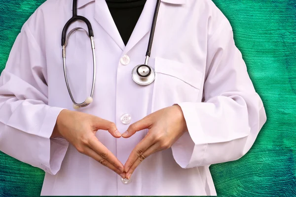 Doctor with a stethoscope — Stock Photo, Image