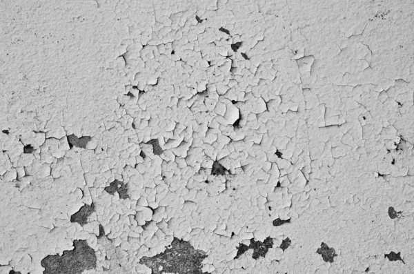 Spruckna och peeling paint och grunge gamla väggen med textur — Stockfoto