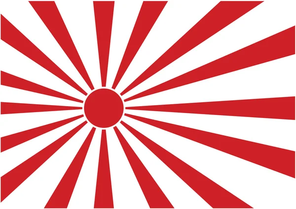 Japanska flottans flagga — Stock vektor