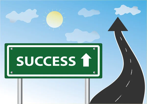 Success creative sign — Stock Vector