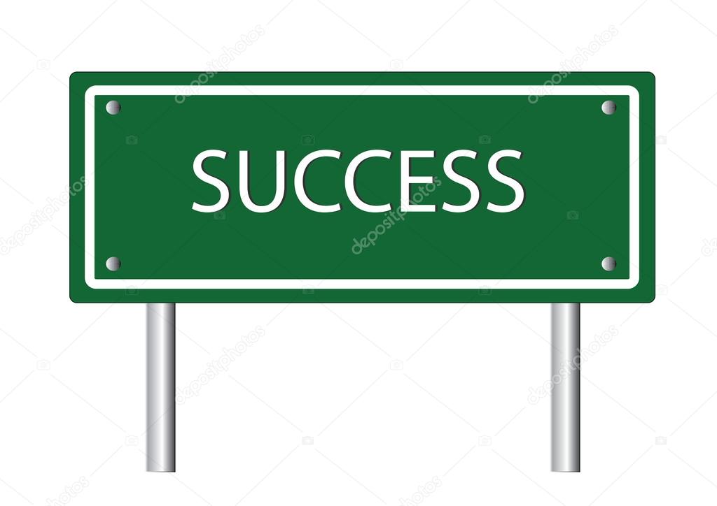 Success creative sign