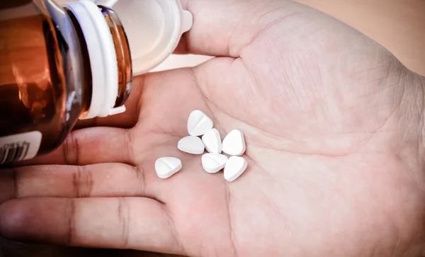 Pills as a heart — Stock Photo, Image