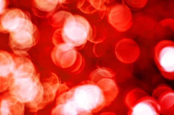 红色散焦的灯背景 — 图库照片