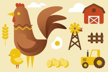 tavuk çiftliği seti