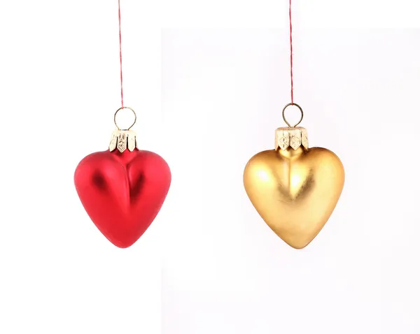 Christmas hearts — Stock Photo, Image