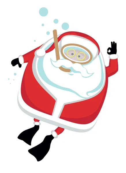 Extreme Santa Stock Illustration