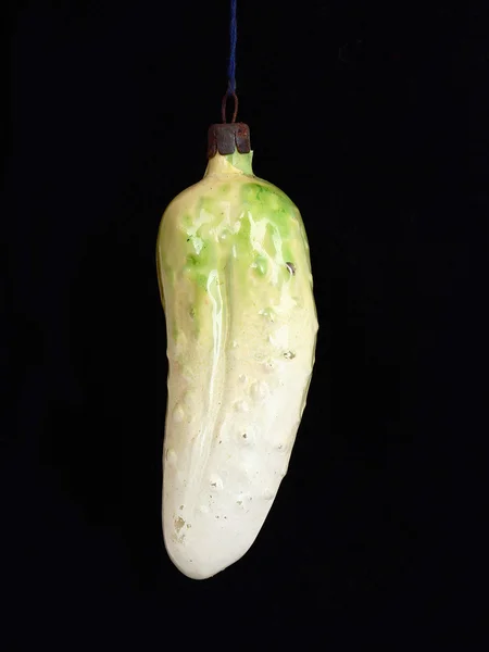 Christmas ornament cucumber — Stock Photo, Image