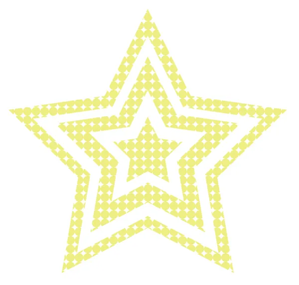 Диско-звезда — стоковый вектор