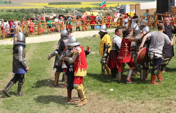 Battaglia dei cavalieri — Foto Stock