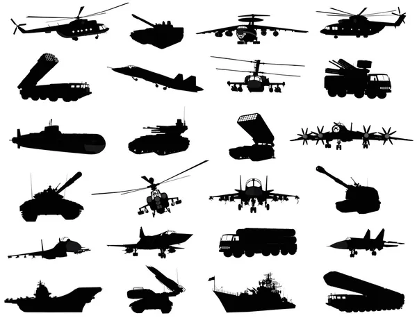 Militaire set — Stockvector