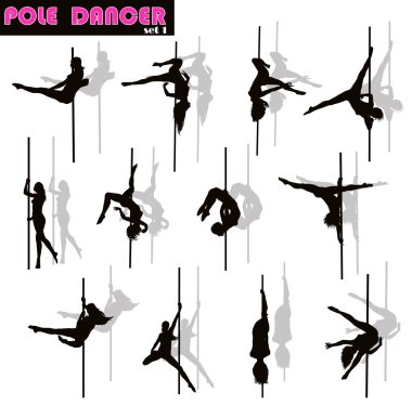 Pole dancer set