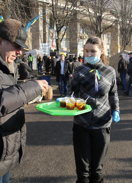 Proteste in Kiew. Ukraine — Stockfoto