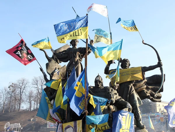 Protesten in kiev. Oekraïne — Stockfoto