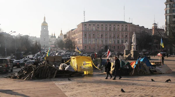 在基辅的抗议活动。乌克兰 — 图库照片