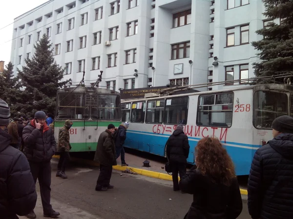 Revolução em Khmelnytsky. Ucrânia — Fotografia de Stock