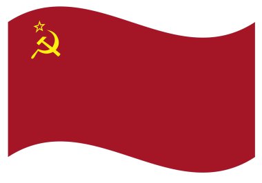 vektör bayrak. Sovyetler Birliği