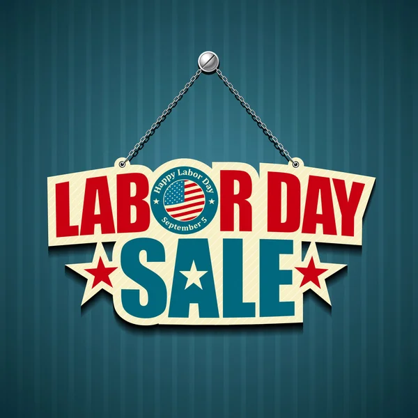 Labor day american. text signs. — Stock Vector