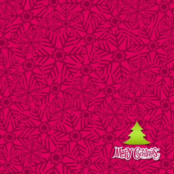 Copos de nieve textura diseño sobre fondo rosa — Vector de stock