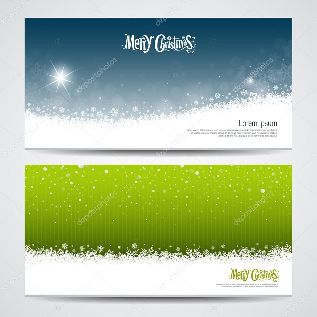 Abstract Merry Christmas snowflake background