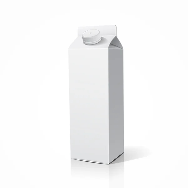 牛奶盒包装设计 — 图库矢量图片#
