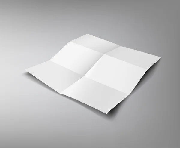 Papel dobrado, seis vezes para fundo de design de negócios — Vetor de Stock