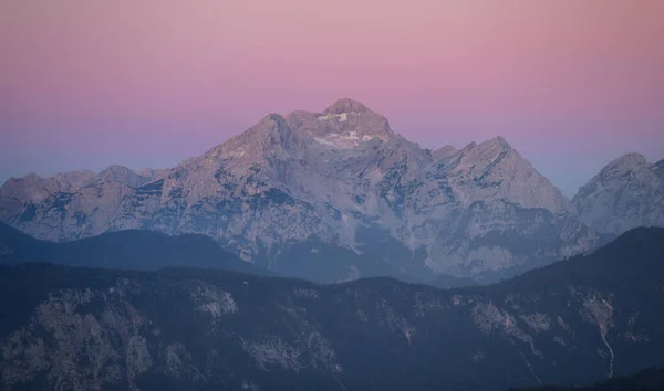 Zonsopgang Bergen — Stockfoto