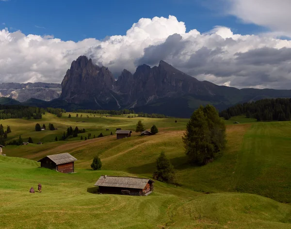 Summer Dolomites Mountains Cloudy Stormy Afternoon — Stock Photo, Image